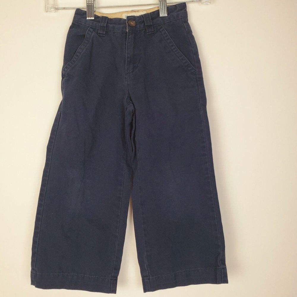 The Children's Place Boys Navy Khakis Adjustable Waist Size 4